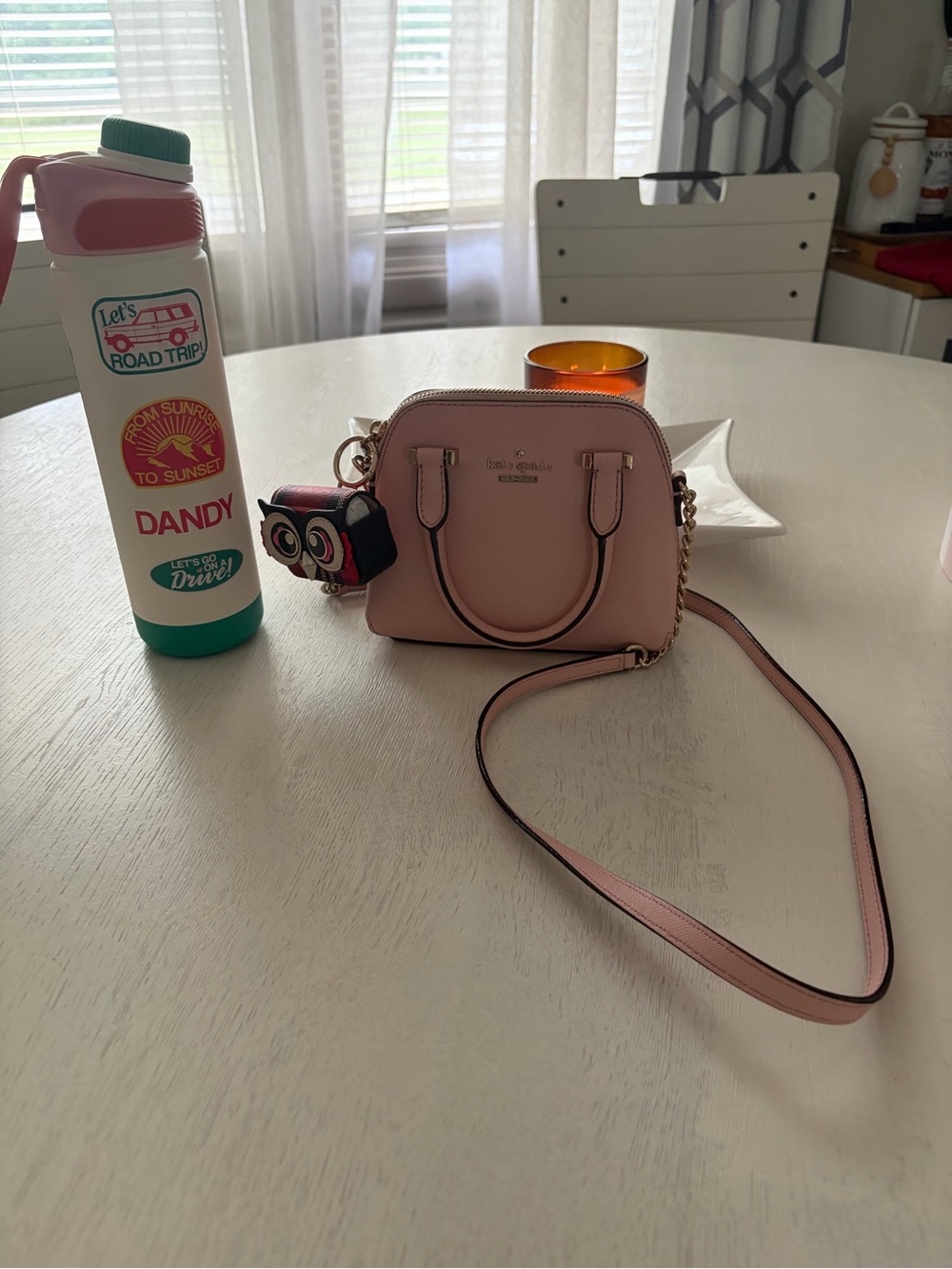 kate spade Pink Dome Mini Crossbody with Charm